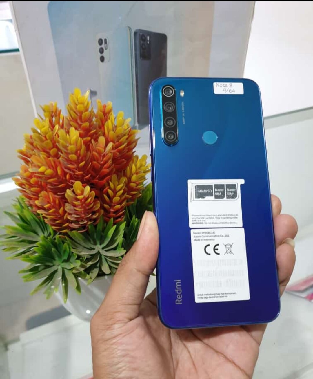 second redmi Note 8 4 64 normal fullset Harga 1,799,000 rupiah*Gratis Ongkir