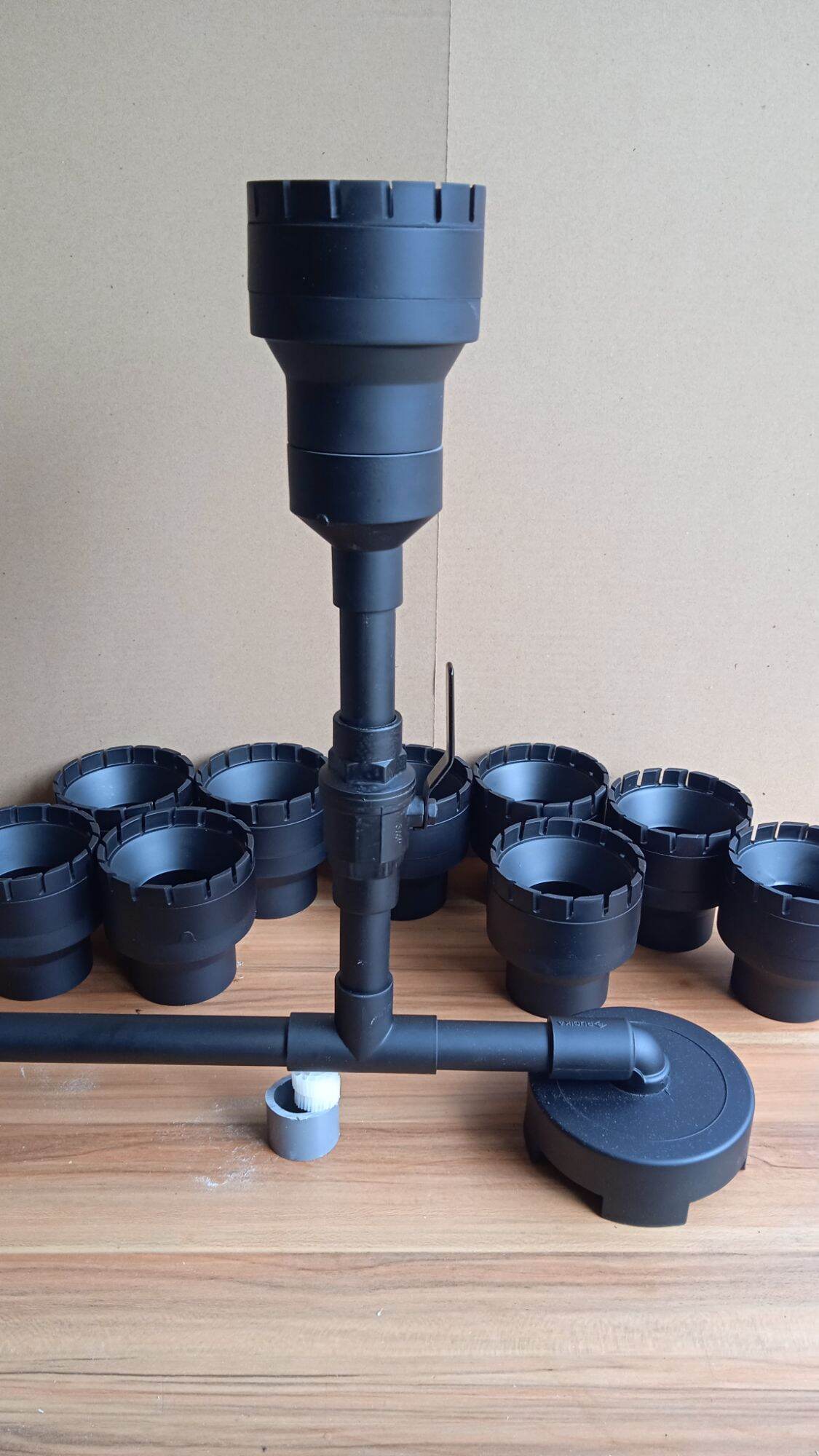 Skimer kolam koi putar 3inch paket full set skimmer dan vacum drain