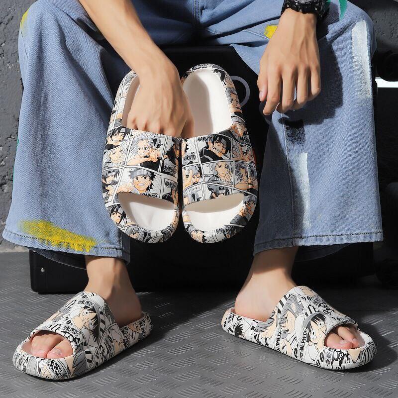 SANDAL SELOP PRIA WANITA JELLY SLIDE MOTIF ANIME IMPORT Lazada