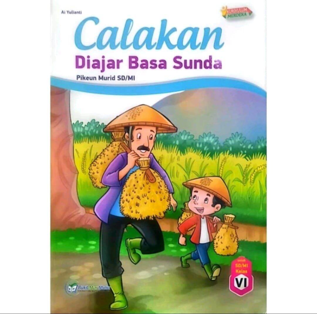 harga satuan buku CALAKAN bahasa Sunda kurikulum merdeka untuk SD/mi kelas 1-6 penerbit bukit mas mulia