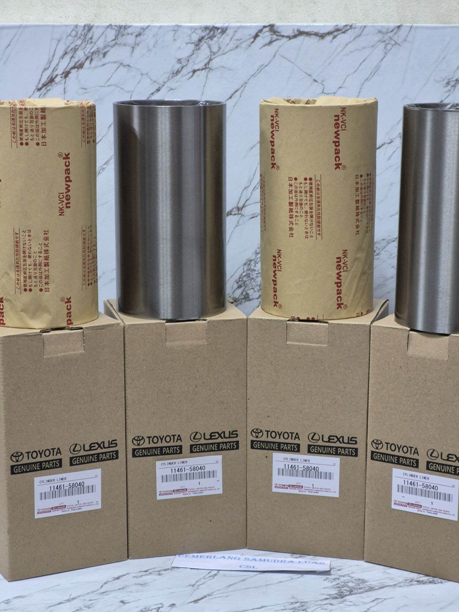 LINER 14B LINER PS115 DYNA BORING TOYOTA RINO 14B PS115 11461-58040 BE Harga 530,000 rupiah*Gratis Ongkir