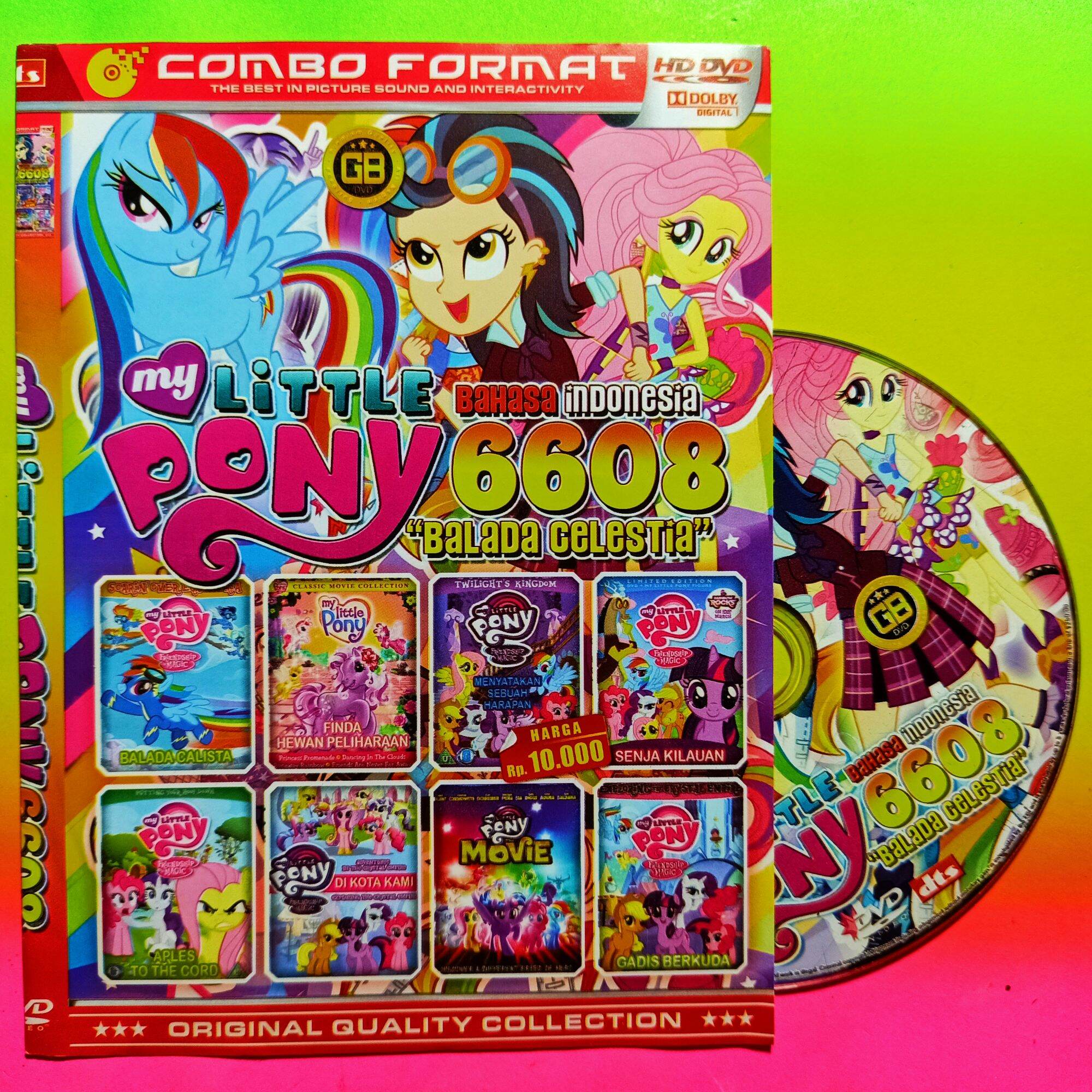 KASET DVD FILM KARTUN ANAK KOLEKSI LITTLE PONY - KUDA PONI VOLUME