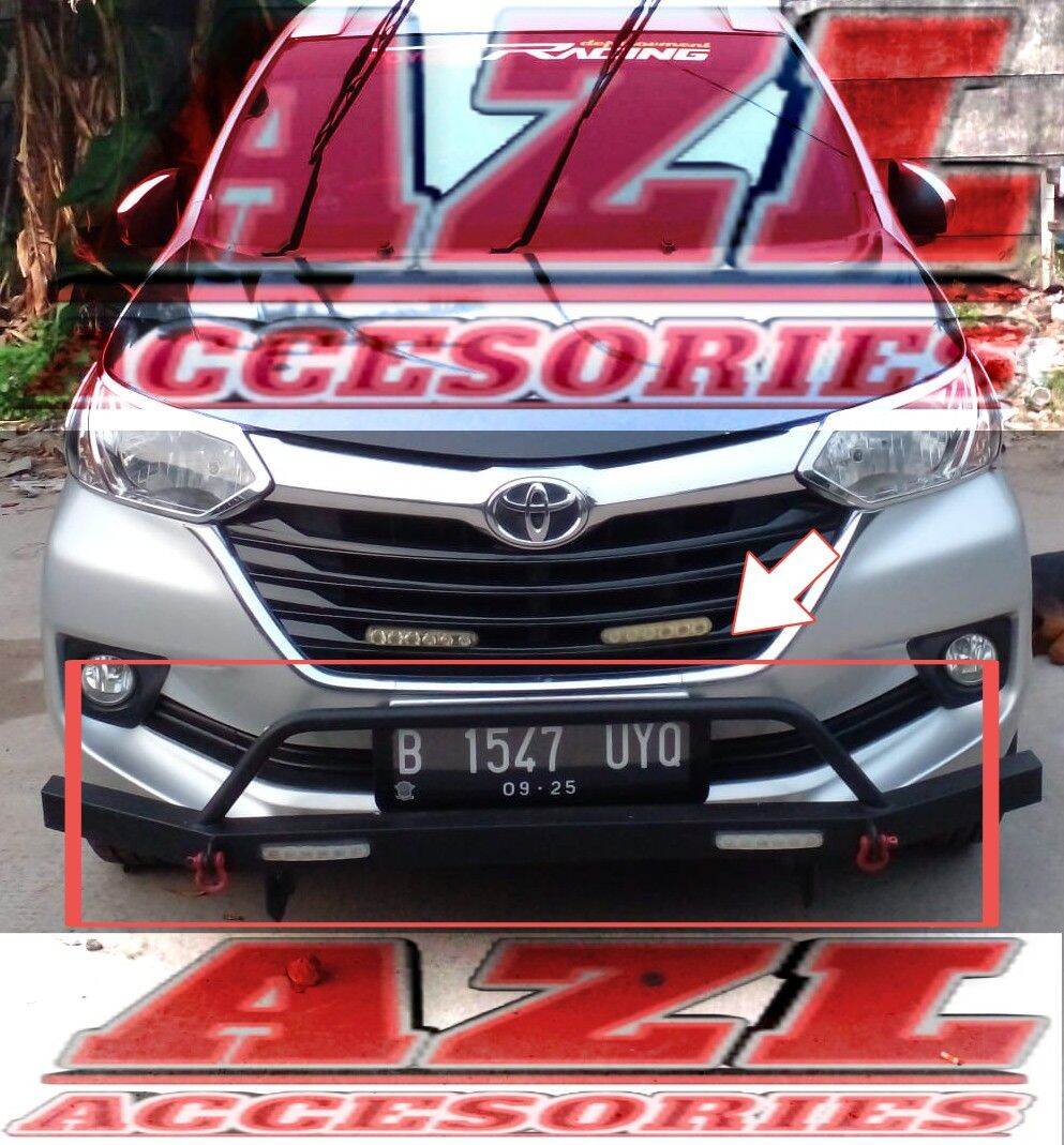 tanduk bumper depan mini mini ARB mobil Toyota AVANZA/XENIA Harga 575,500 rupiah*Gratis Ongkir