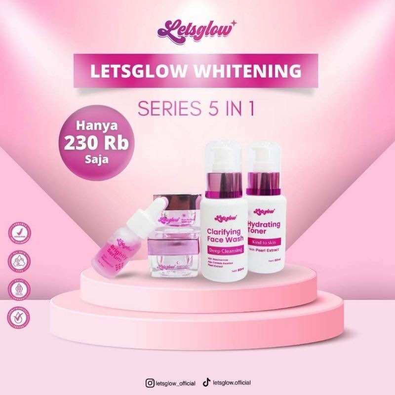 Letsglow Skincare Paket Lengkap Perawatan Wajah