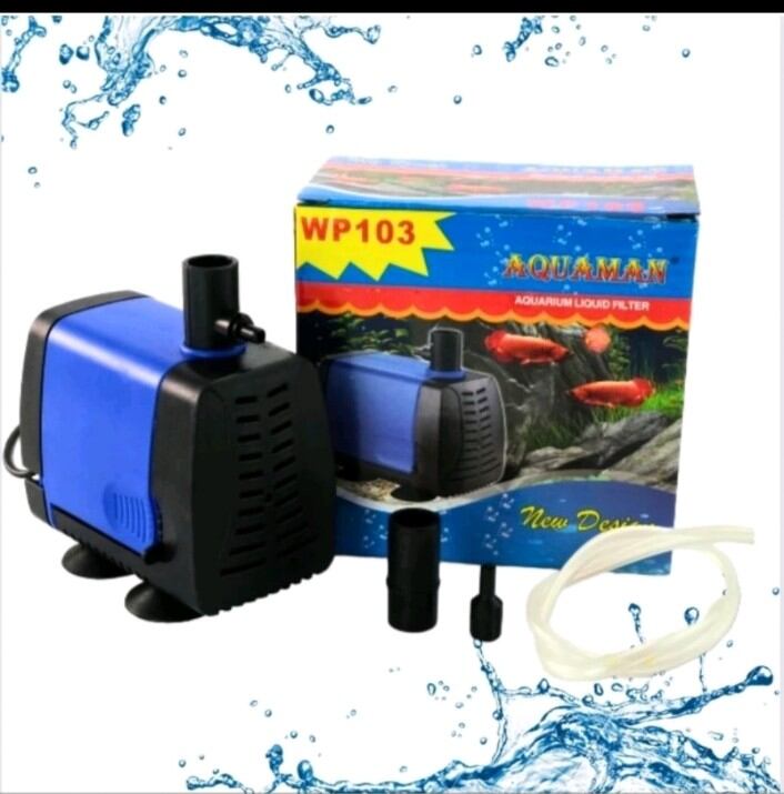 Pompa aquarium kolam hidroponik AQUAMAN WP 103