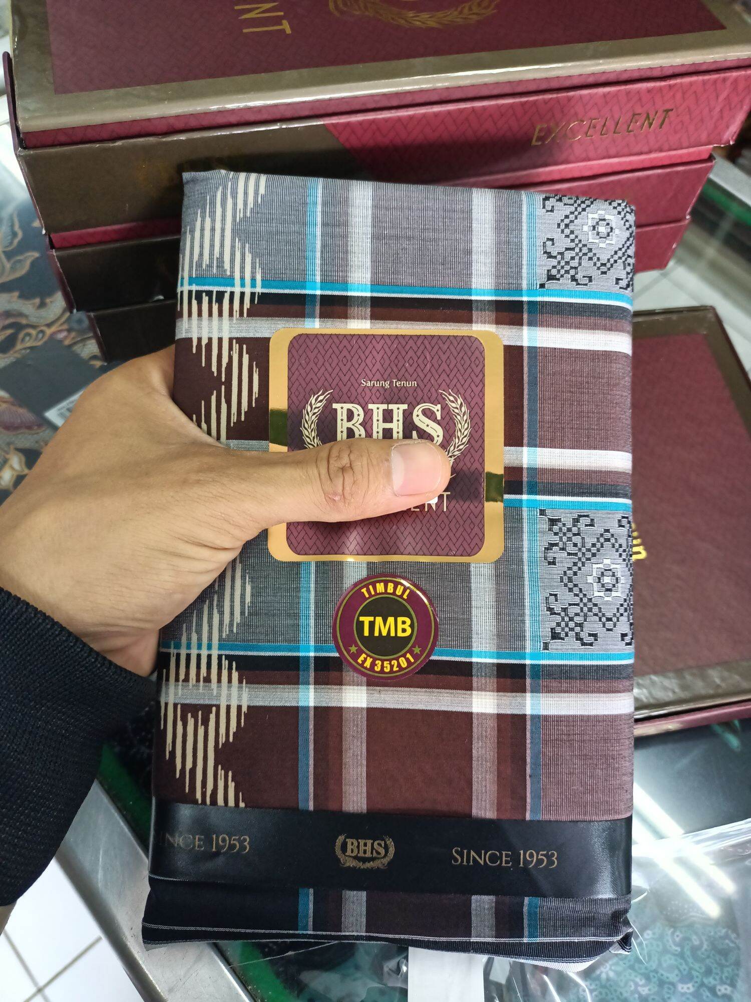 Sarung Tenun BHS kotak | Lazada Indonesia