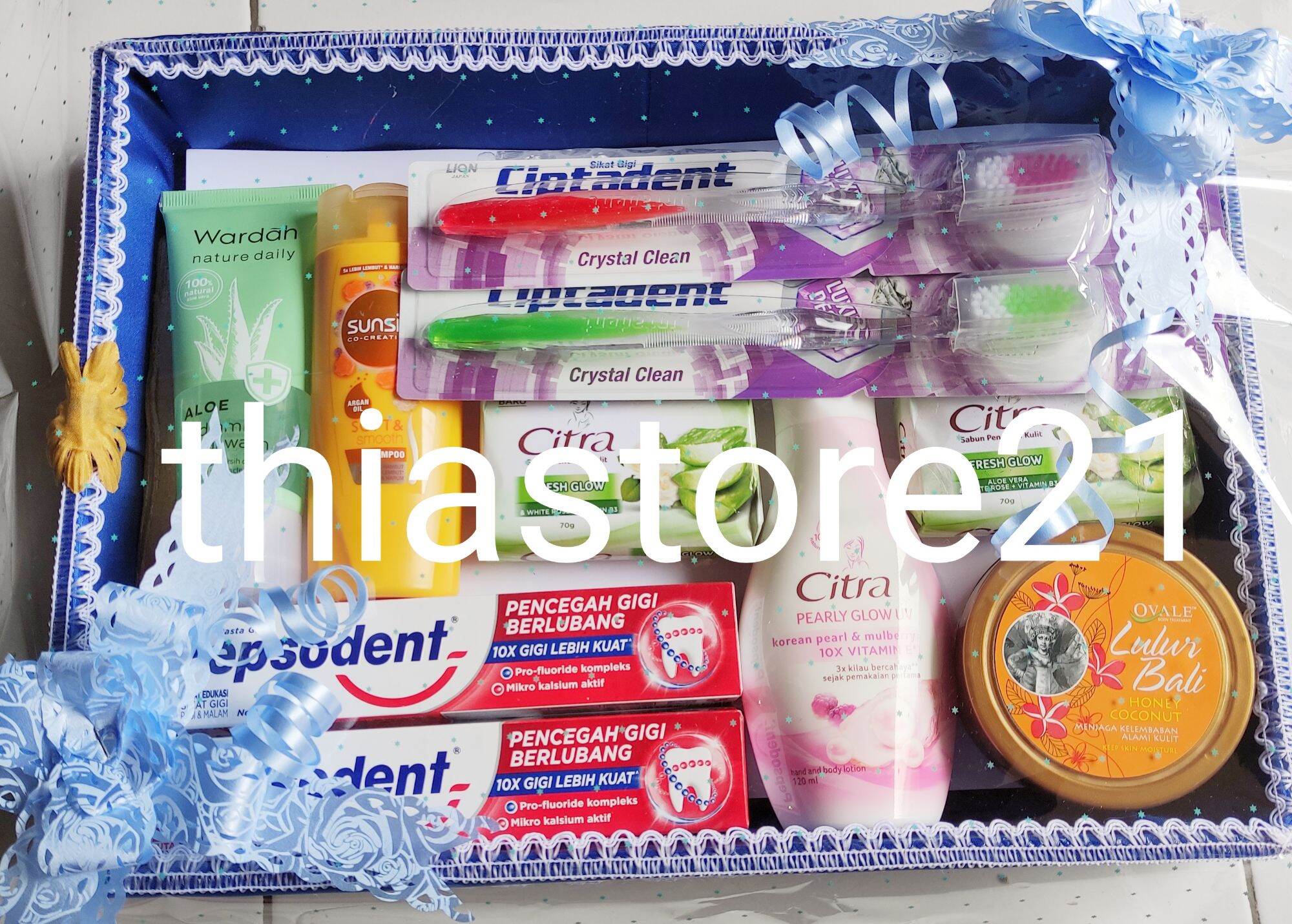 Paket Hantaran nikah Peralatan Mandi / Paket Kado Pernikahan Perlengkapan Mandi lengakap