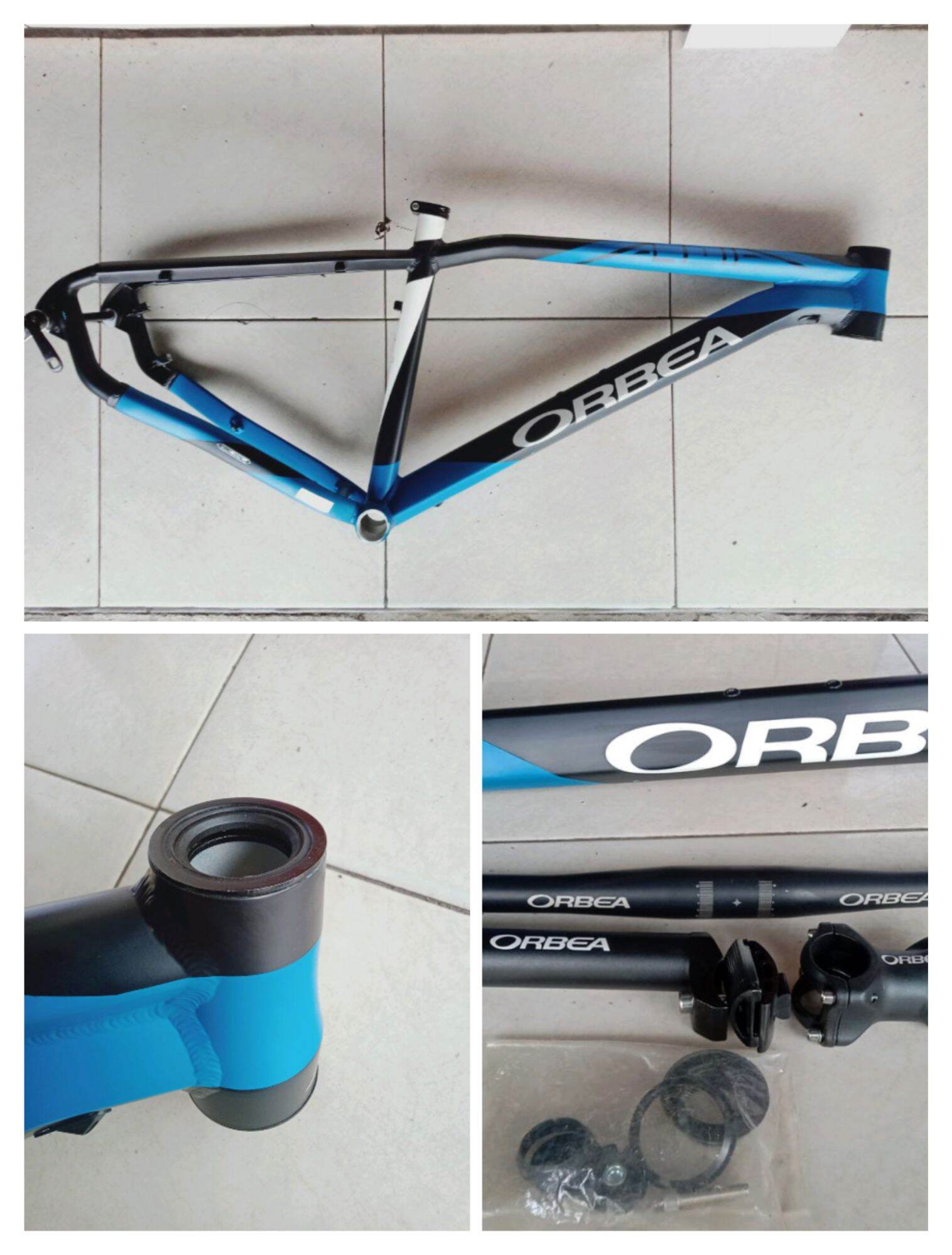 frame sepeda MTB ban 29 er orbea Alma ta 12x142mm bahan Alloy Suku