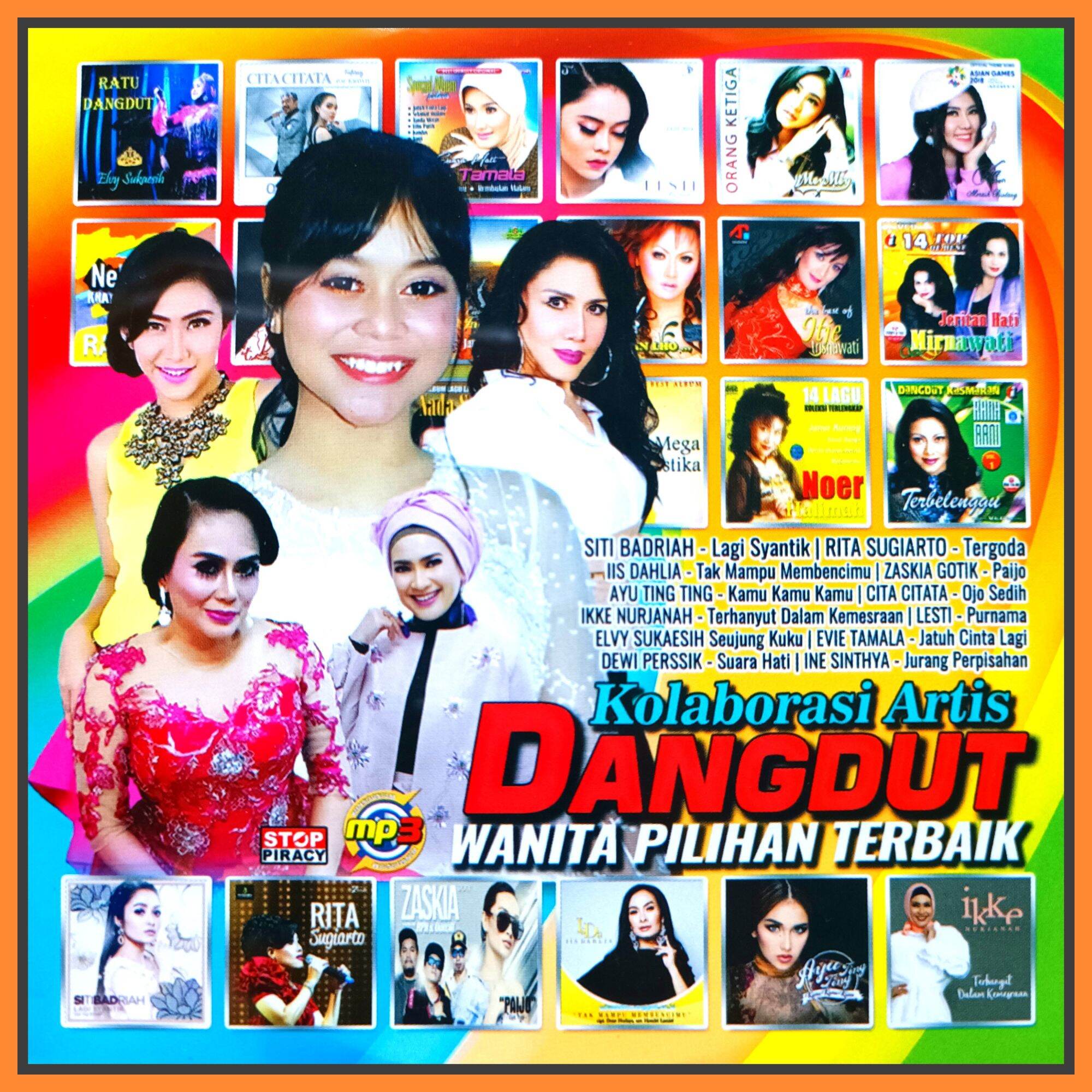Kaset MP3 Audio Musik 150 Lagu Dangdut Campuran Wanita Pilihan