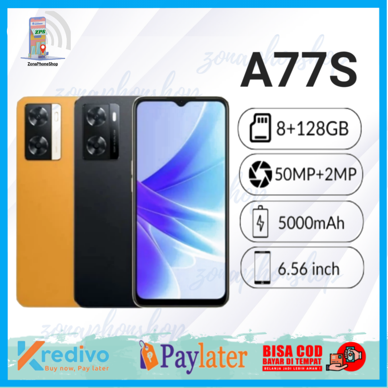 smartphone A77S & A54 6/128 Best seller bisa cod dan kredit Harga 869,000 rupiah*Gratis Ongkir