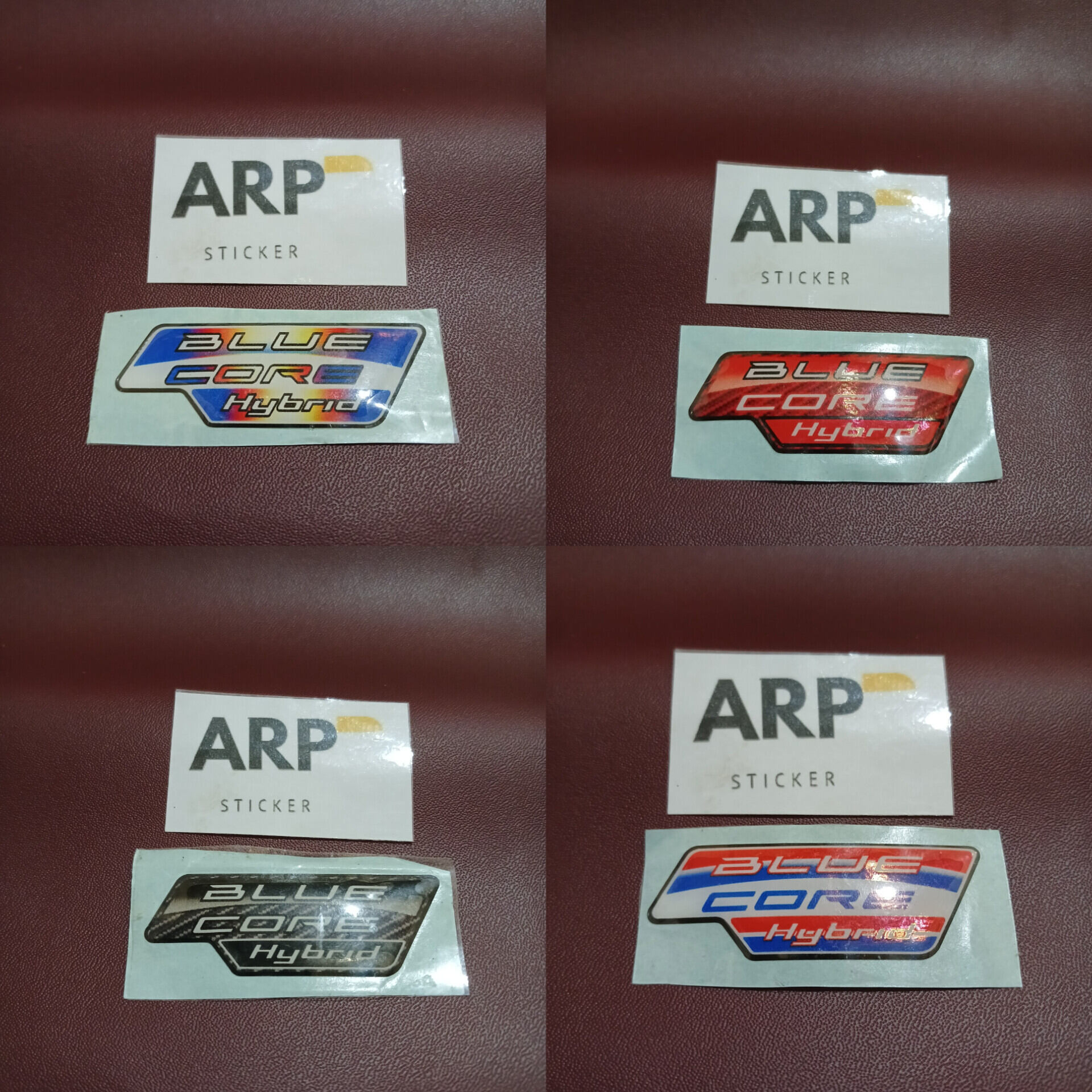 STICKER STIKER EMBLEM BLUE CORE HYBRID TIMBUL Harga 3,500 rupiah*Gratis Ongkir