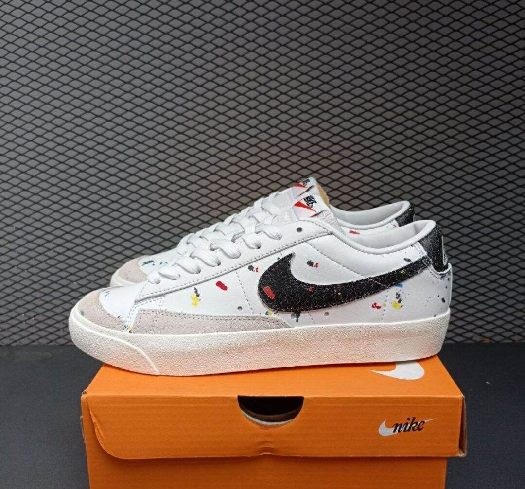 suede nike blazer low