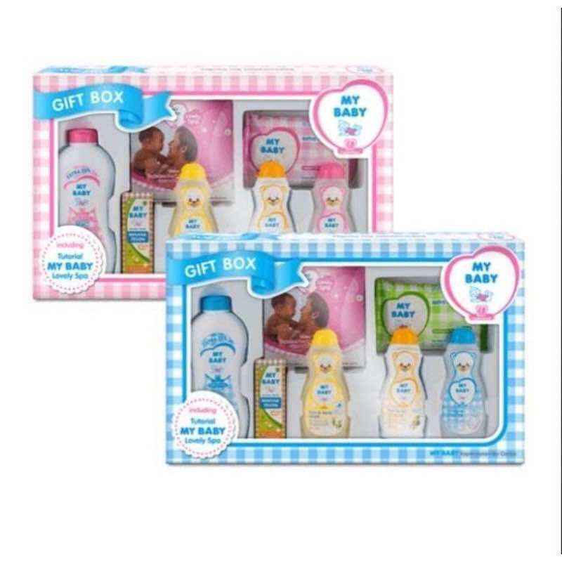 MY Baby hadiah box SET - Paket Perlengkapan Bayi Baru Lahir