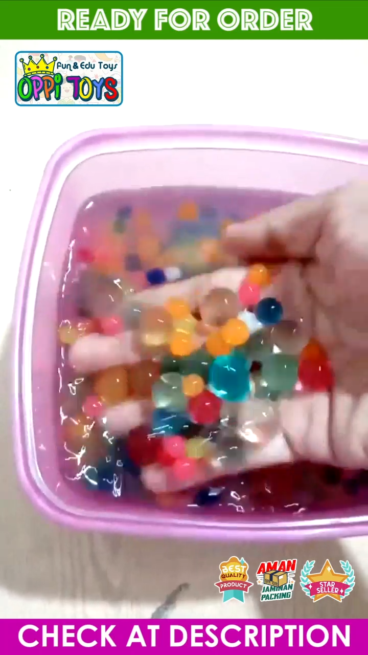 Hydrogel Hidrogel Water Ball Magic Ball Warna Warni Media Tanam