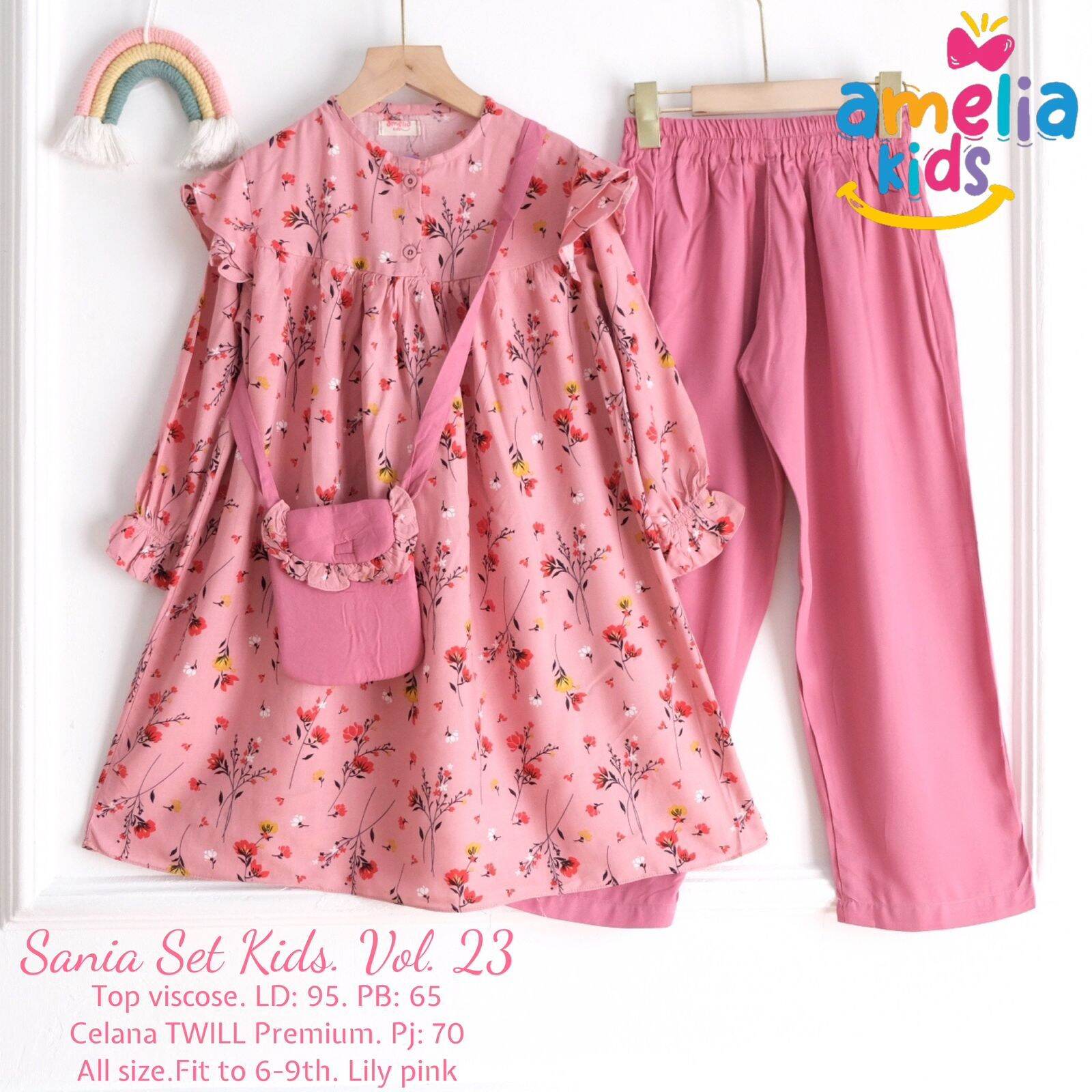 SANIA SET KIDS BY AMELIA KIDS / SETELAN ANAK BY AMELIA KIDS / ONESET