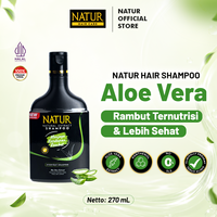 Natur Shampoo Aloe Vera 270 Ml - Sampo untuk Melebatkan Rambut