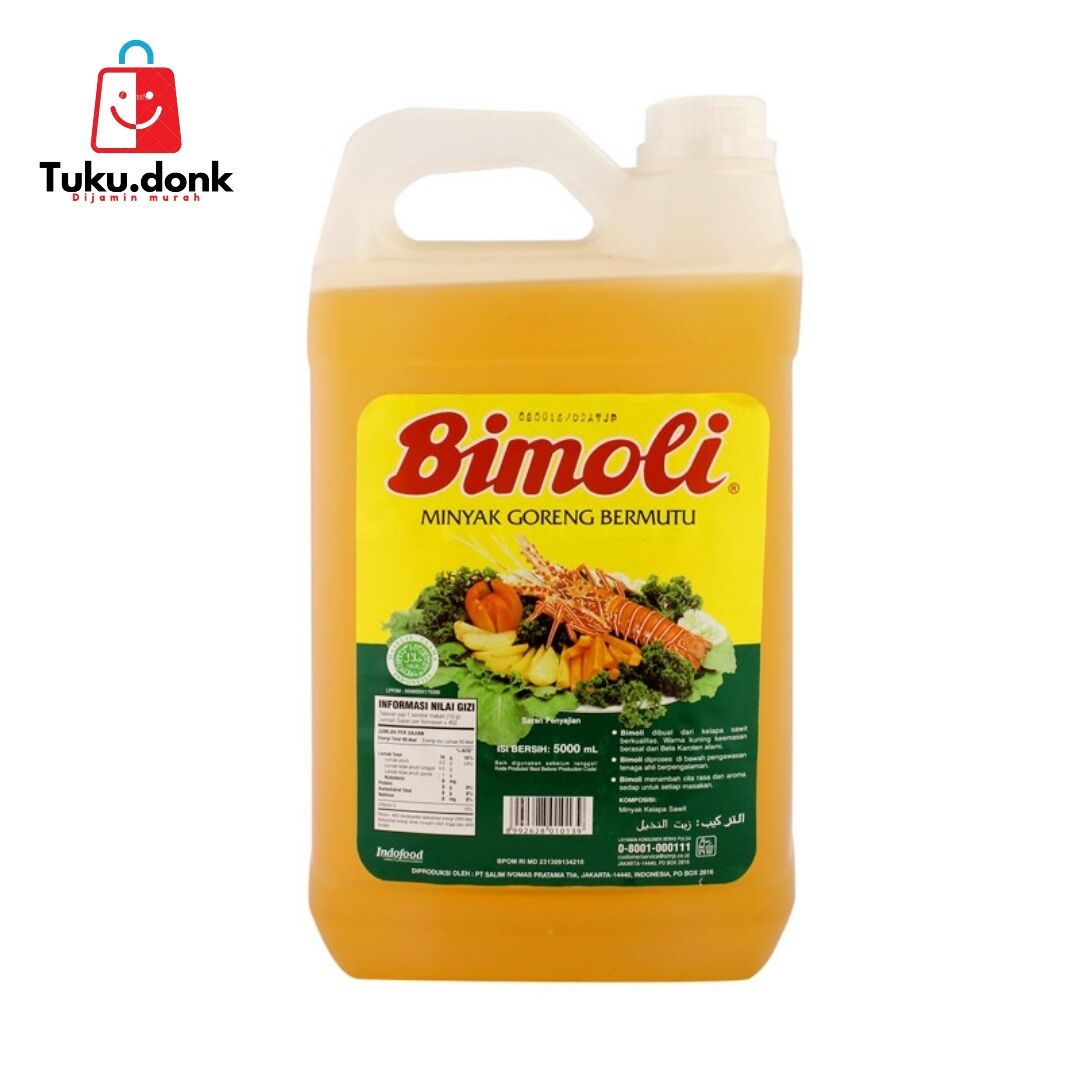 Bimoli Minyak Goreng 5 Liter Jerigen Harga 127,267 rupiah*Gratis Ongkir