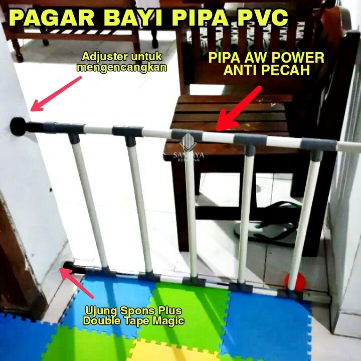 Pagar store baby pvc