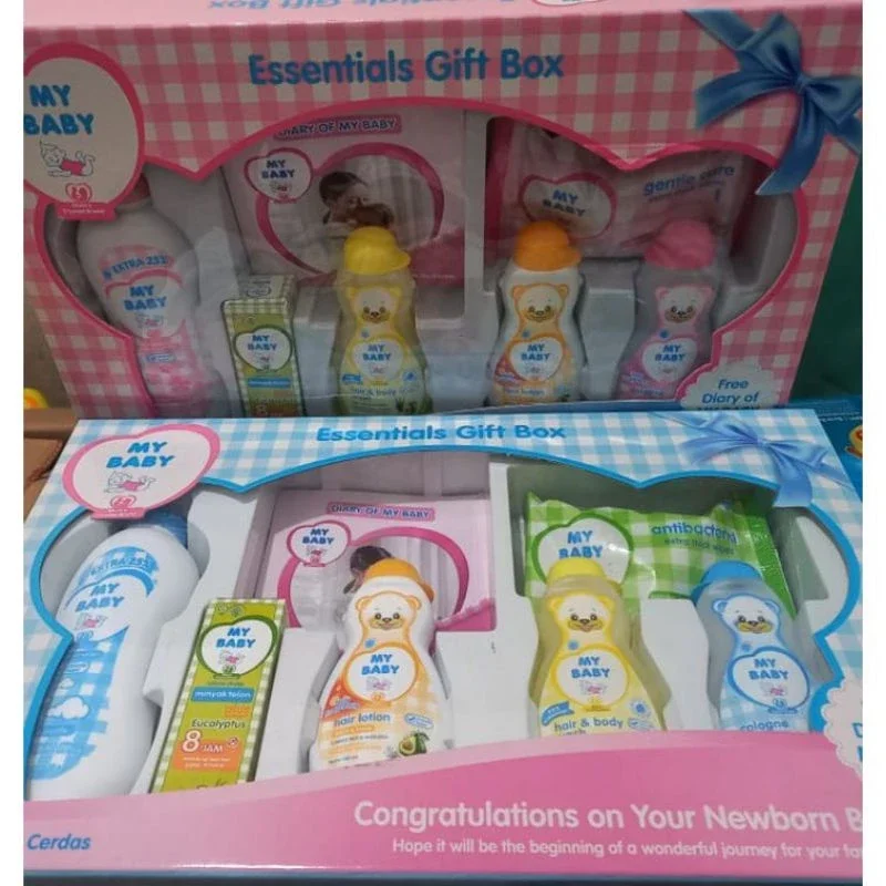 Paket 1 BOX Cussons MAY Baby hadiah box SET/ Perlengkapan Hampers Bayi Paket Perlengkapan Bayi