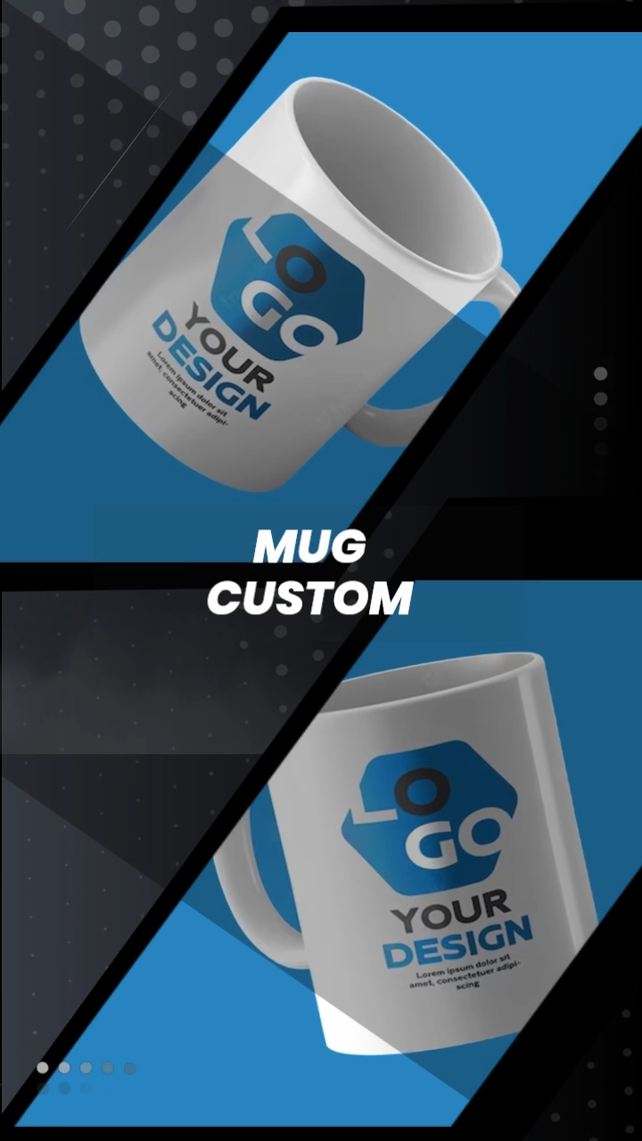 Souvenir Murah Mug Custom Import Satuan/Grosir  (A)