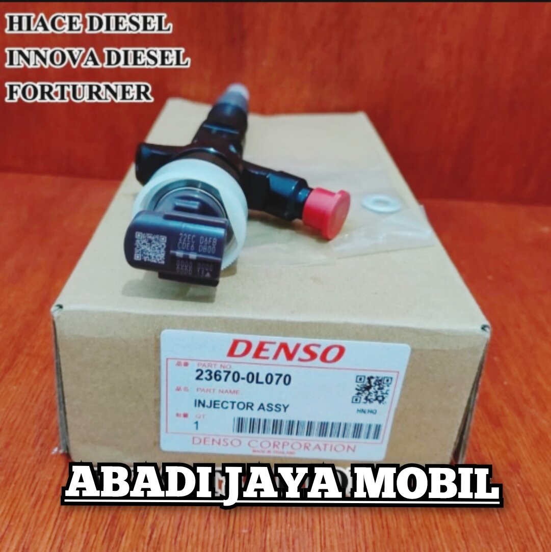 NOZZEL INJECTOR ASSY HIACE CUMMUTER INNOVA DIESEL LAMA FORTUNER 2KD 23670-0L070 ASLI Harga 4,780,000 rupiah*Gratis Ongkir