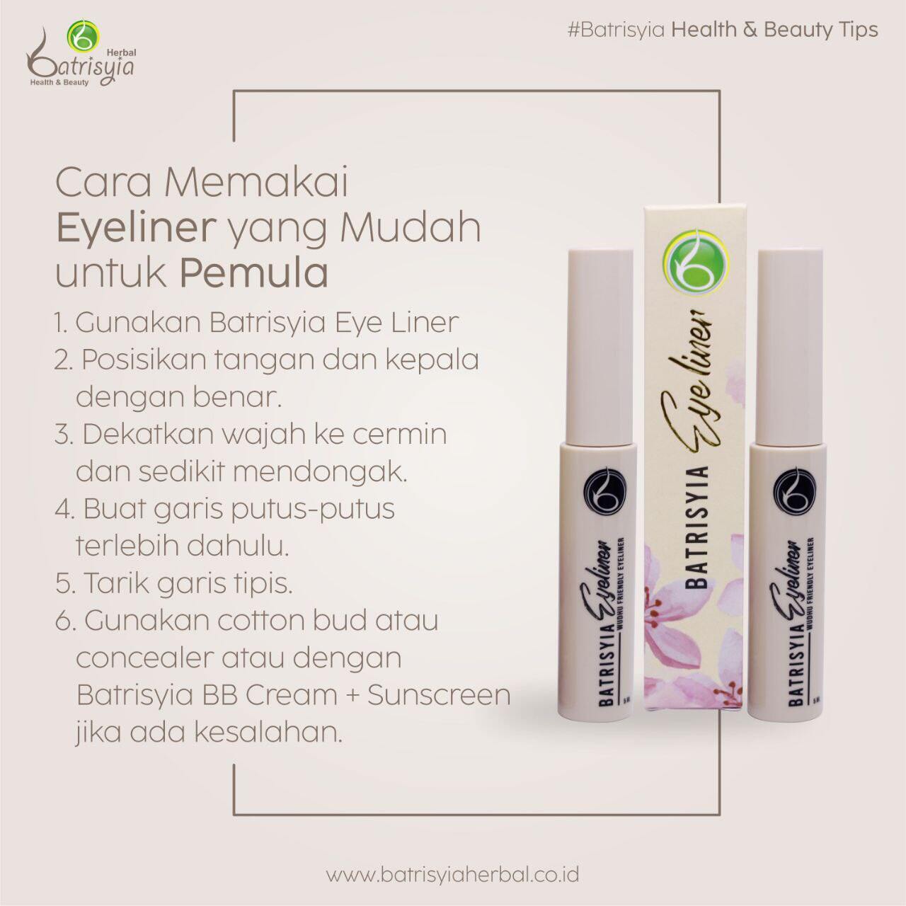 Eyeliner Wudhu Friendly Batrisyia Lazada Indonesia