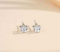 VICTORIA Anting Tusuk Titanium Bentuk Bintang Wanita Korea Tahan Karat Anti Luntur