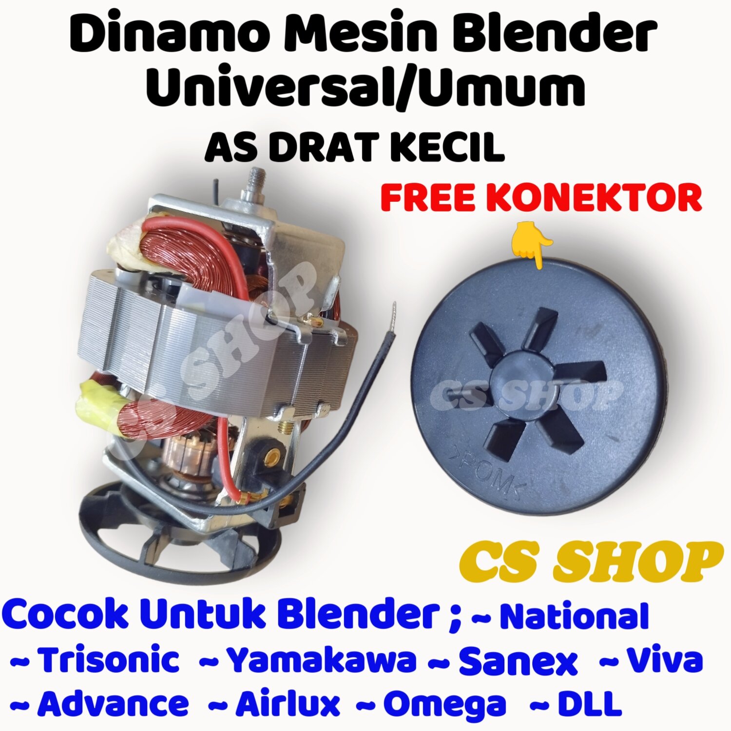 Dinamo Mesin Blender Umum Gulungan Mesin Blender Rrt Universal Free Konektor Mesin Drat Kecil