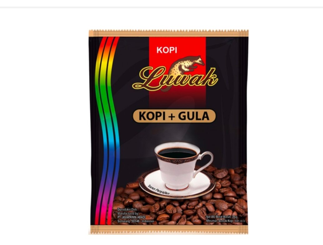 Kopi luwak hitam + gula renceng 10 sachet Lazada Indonesia
