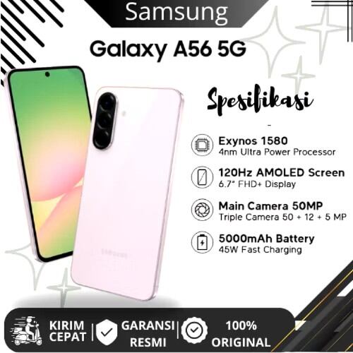 Samsung Galaxy A56 5G Harga 8,000,000 rupiah*Gratis Ongkir