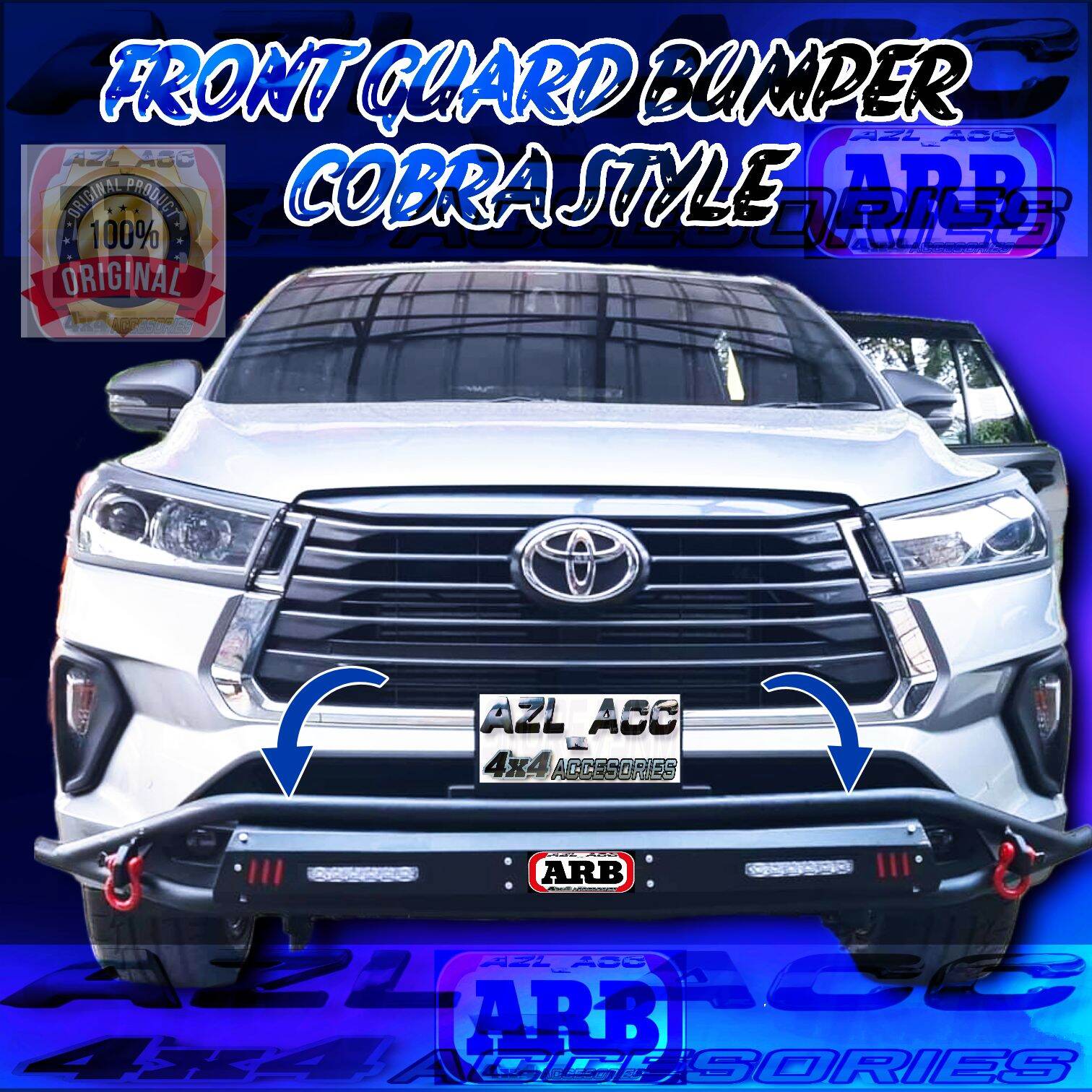 tanduk depan bumper cobra style toyota innova Reborn terbaru Harga 1,205,000 rupiah*Gratis Ongkir