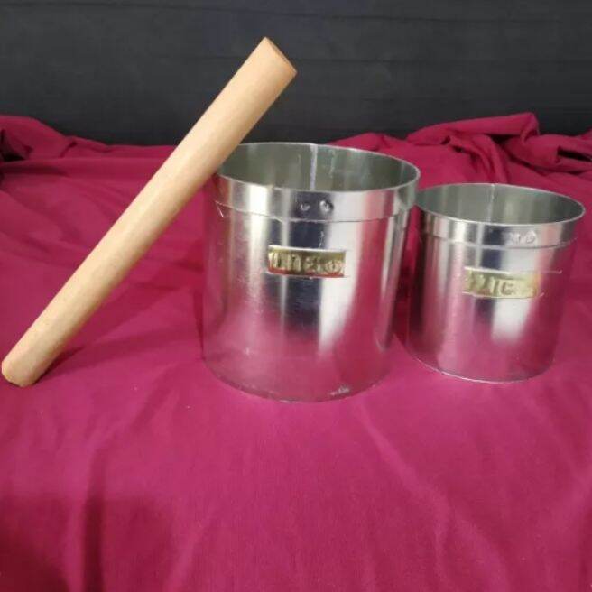 Set Literan Beras Takaran Beras Canting Ukuran Beras 2 Liter 1 Lt 12lt Kayu Perata Lazada 6144