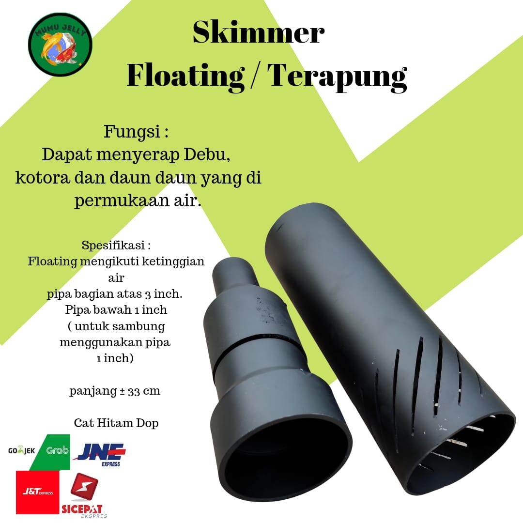 FLOATING SKIMMER KOLAM IKAN KOI SKIMMER APUNG Lazada Indonesia