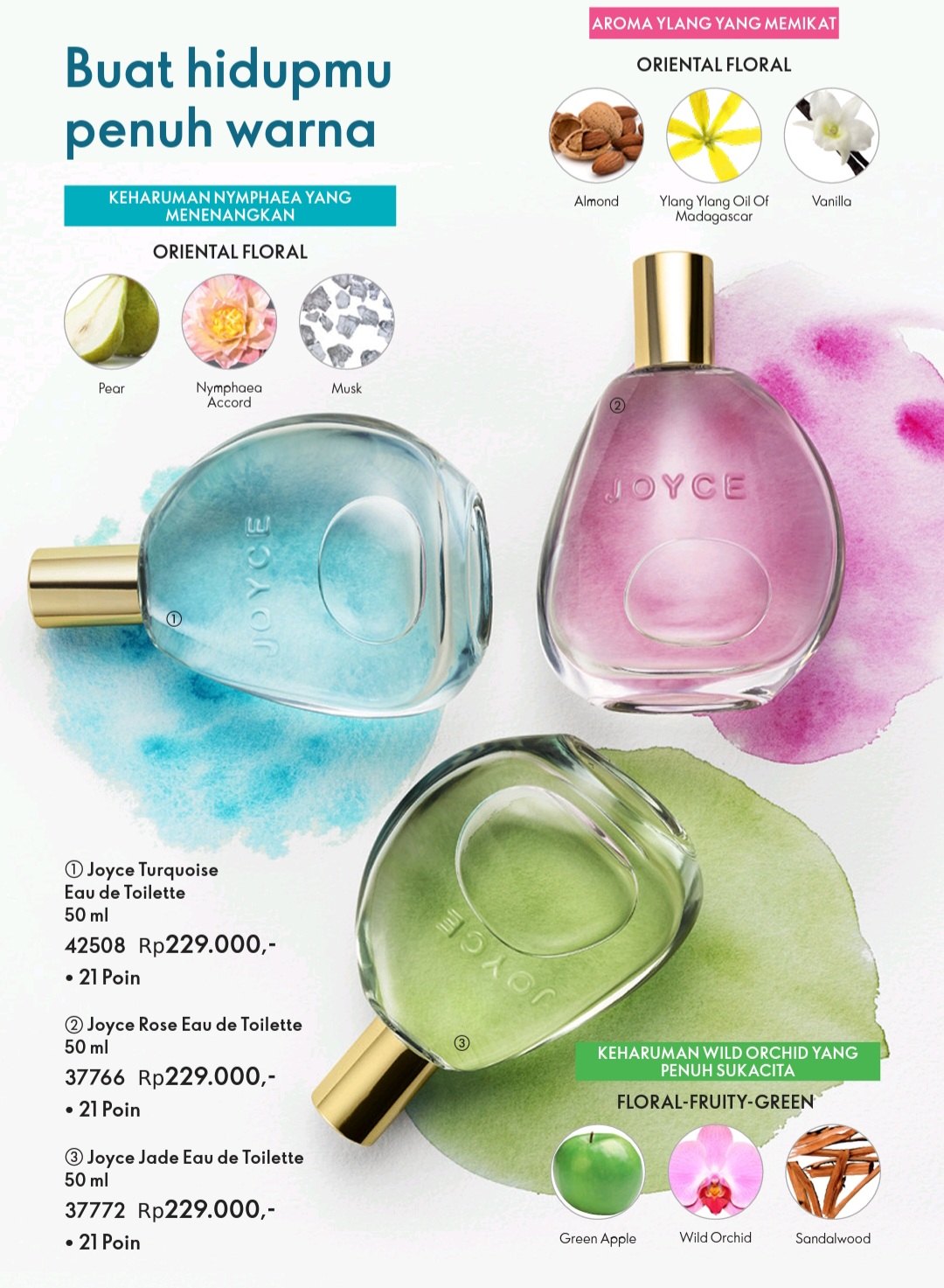 Parfum best sale joyce oriflame