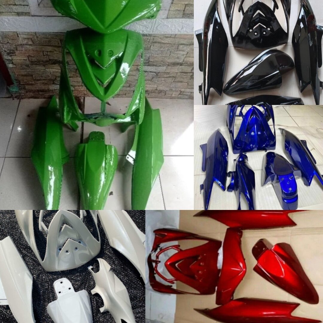 Full Body Smooth Mio Soul Carburetor Color Variants Black / Red / Blue / White / Green Harga 290,000 rupiah*Gratis Ongkir