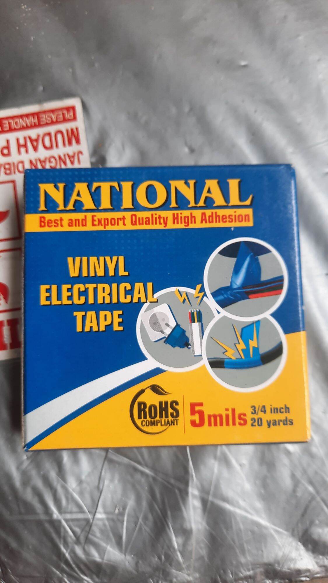 Isolasi Kabel Listrik National Nasional Nachi Tape Inch Yards