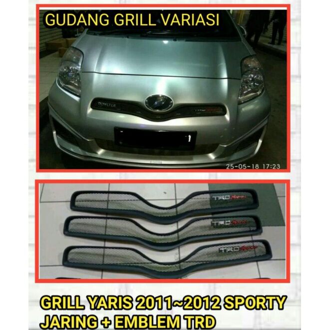 Grille yaris 2011,2012 Harga 225,000 rupiah*Gratis Ongkir
