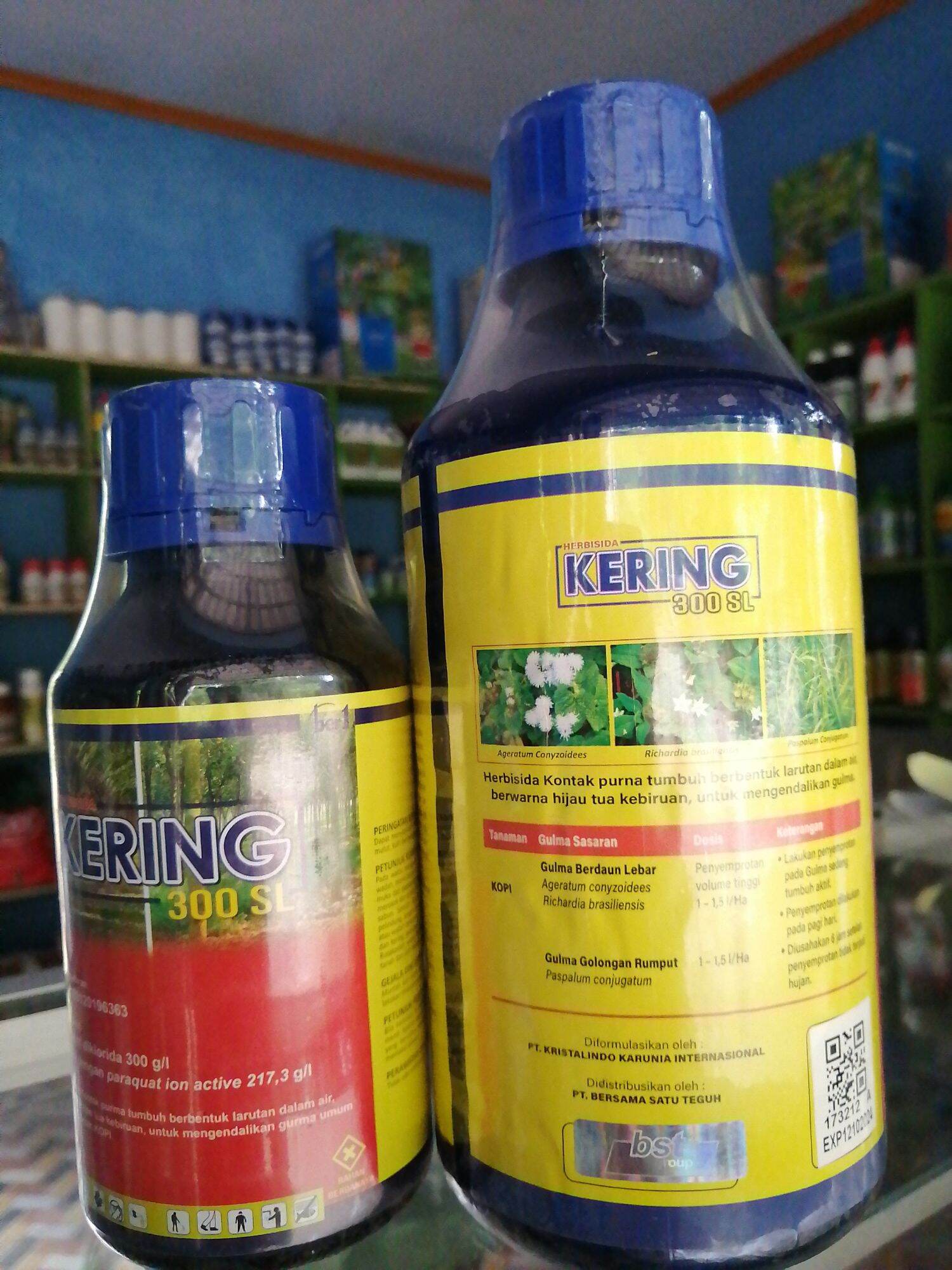 Herbisida Kering 300 Sl Isi 1 Liter Herbisida Kontak Terampuh Dan