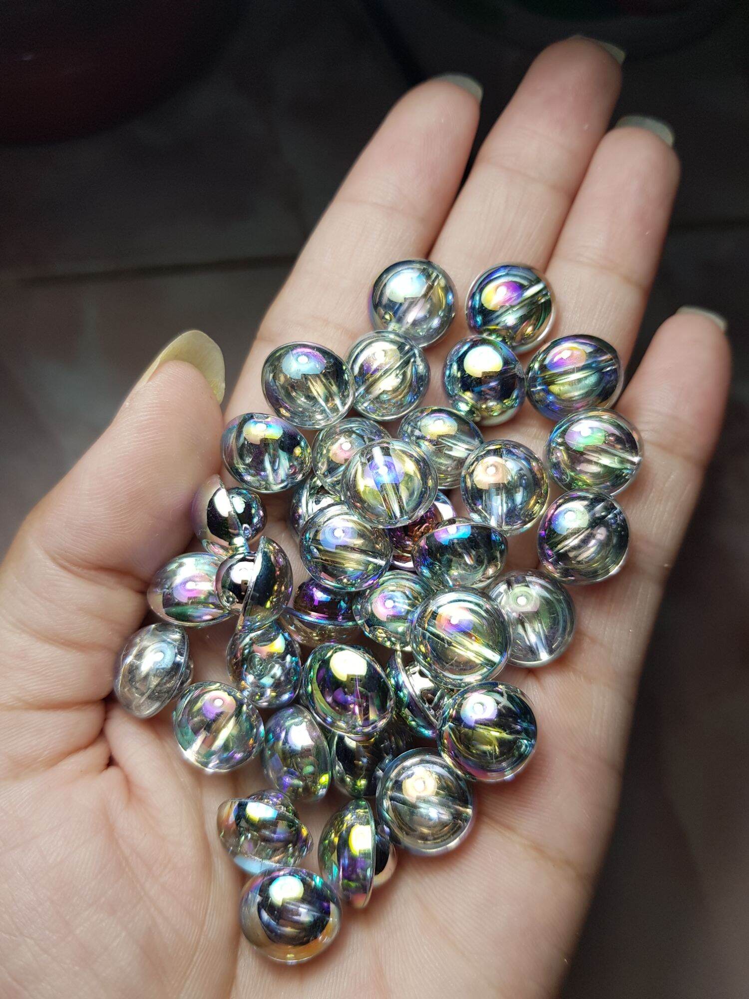 KANCING hias kancing pelangi kancing kebaya uk 12mm isi 4 lusin & 2 lusin