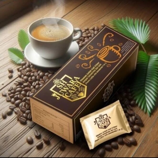 Coffee sh Juara cafe 4 in 1 coffee Health 1 box contents 20 sachet-sweet
