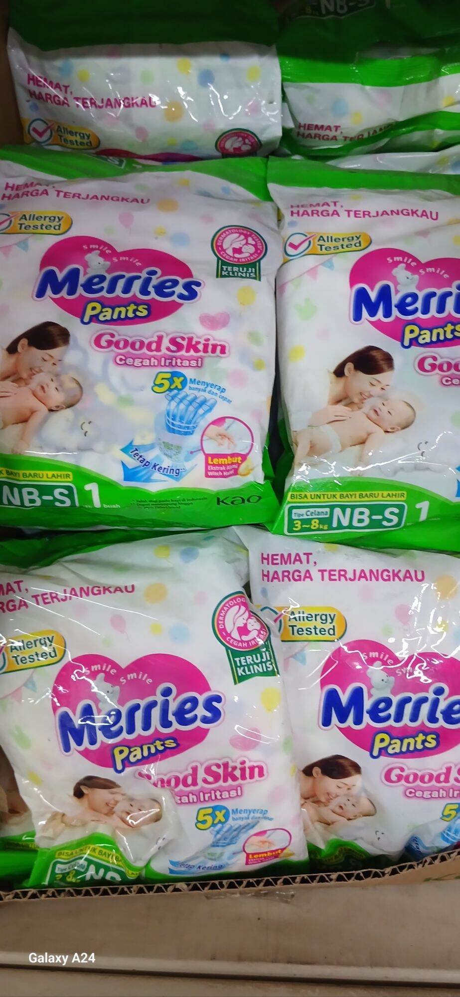 Merries Renceng Merries Pants NB-S 3-8kg Kemasan renceng Jual eceran Harga Murah ...