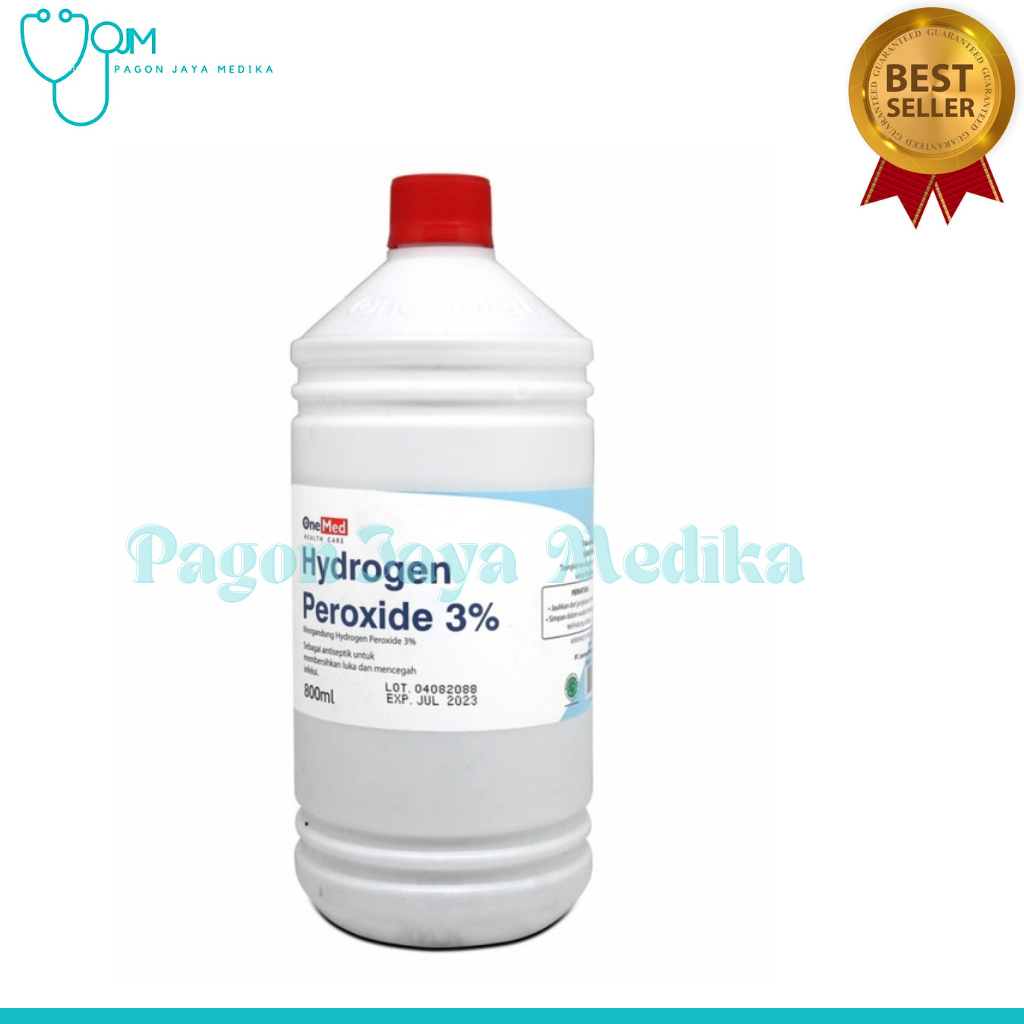 Cod Hidrogen Peroksida H2o2 Hydrogen Peroxide 3 800ml Onemed