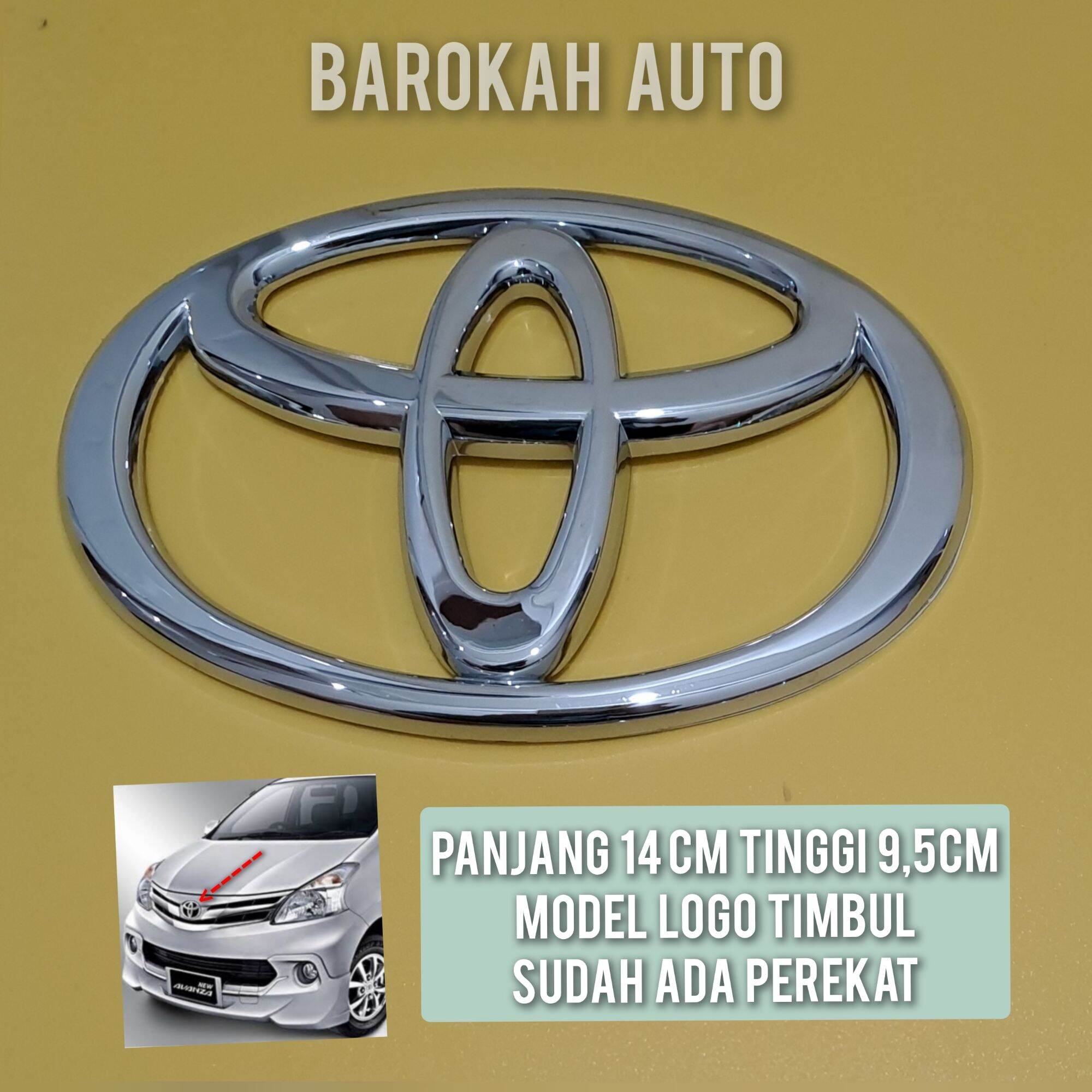 emblem logo toyota mobil all new avanza 2012 sampai 2015 Harga 37,500 rupiah*Gratis Ongkir