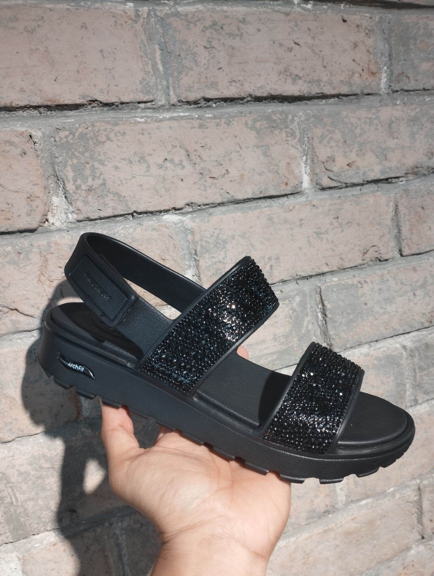 SANDAL SKECHERS CALI ARCH FIT FOOTSTEPS-SKE111531BBK Sandal