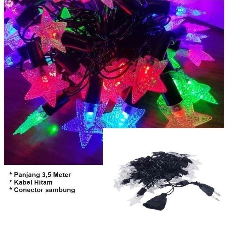 Lampu Tumblr Lampu Hias Natal Anggur 10m/Lampu Tumblr hias bulan bintang