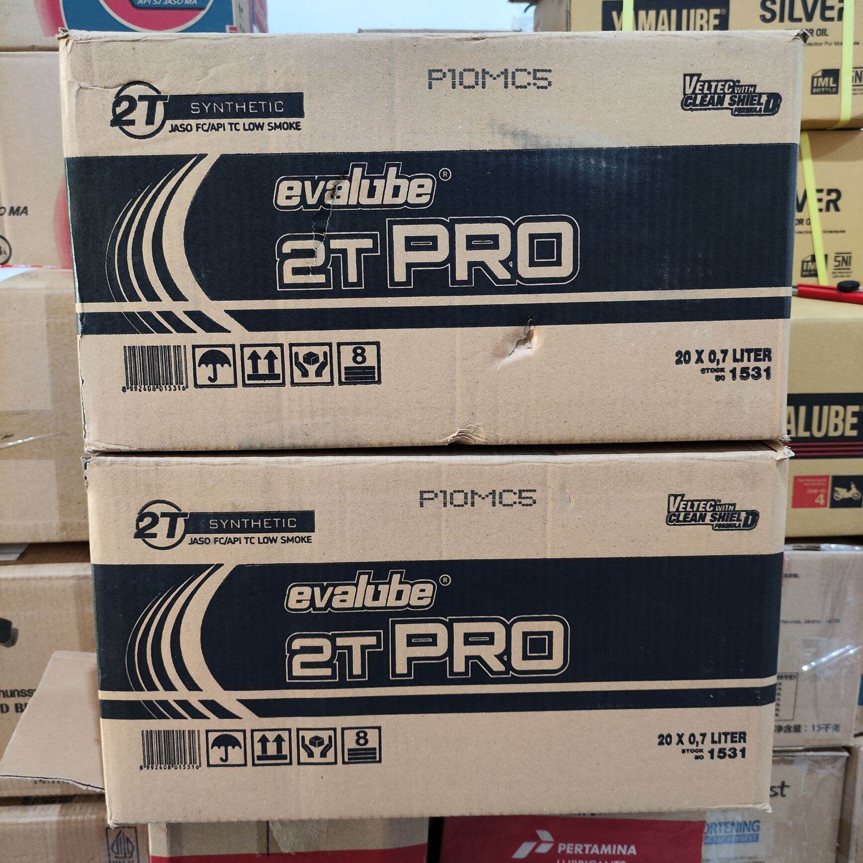Oil Evalube Pro Synthetic 2t 700ml Contents 20 Harga 610,000 rupiah*Gratis Ongkir