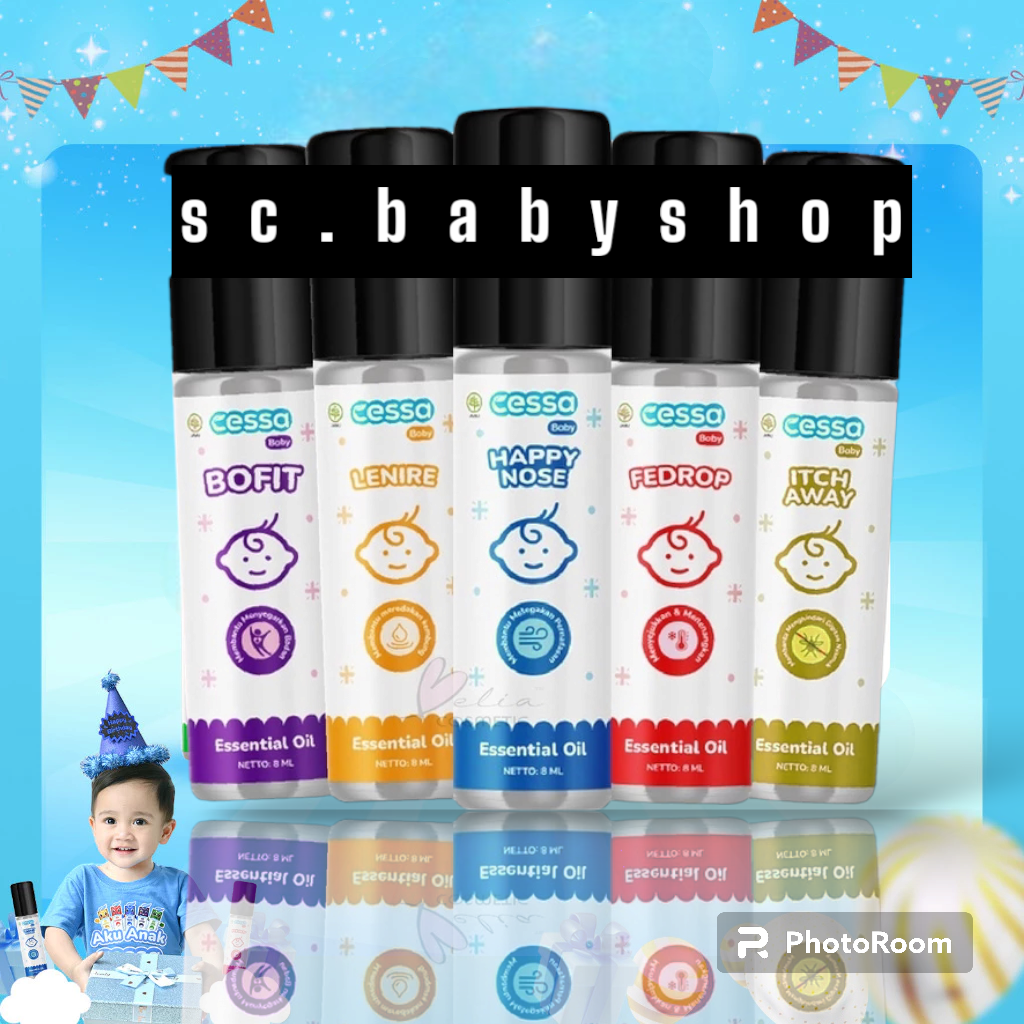 CESSA Baby Essential Oil Cesa Roll On Penurun Panas & Batuk Pilek