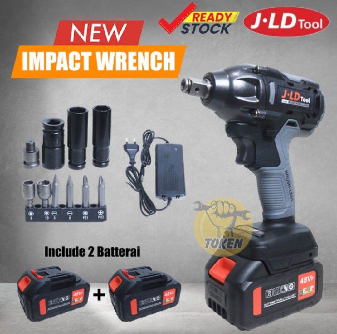 CORDLESS IMPACT WRENCH BRUSHLESS JLD TOOL 48V JV88 Bor Buka baut/Bor
