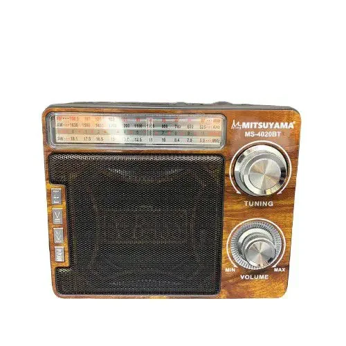Radio Mitsuyama MS 4046 FM/AM/SW Portable Radio AC DC - AM FM radio jadul