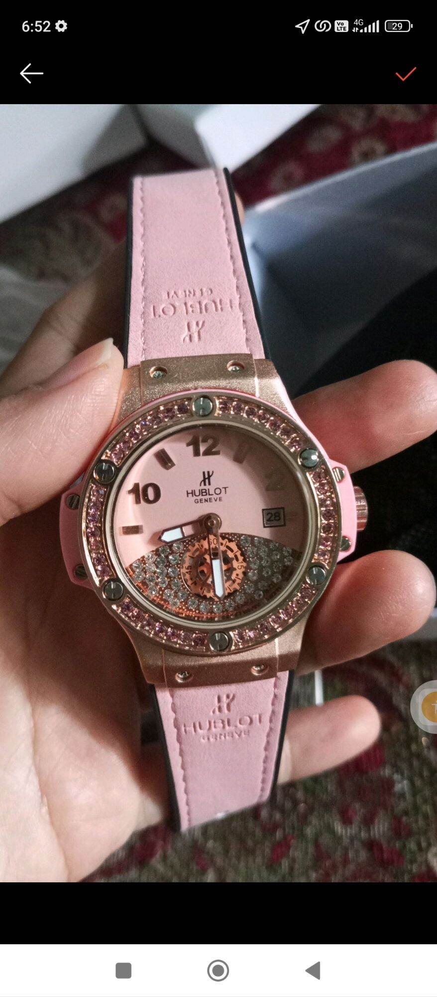 Arloji Hublot Hublot 686699 Jam Hublot Pink Lazada Indonesia